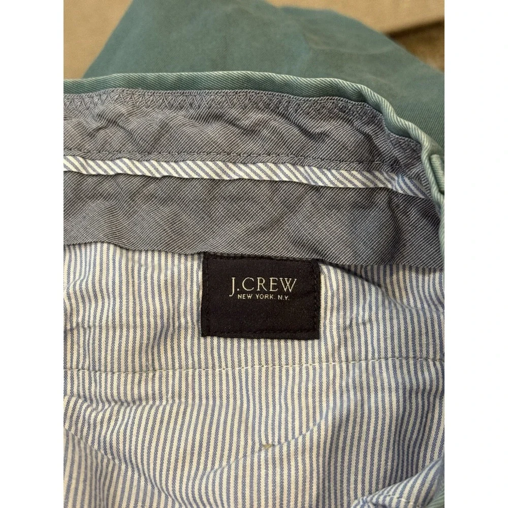 J. Crew Men's Chino Pants W31 x L28 Urban Slim Lightweight Blue Green Teal